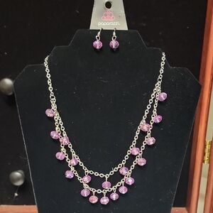 Paparazzi Necklace - Super Supervova - Purple